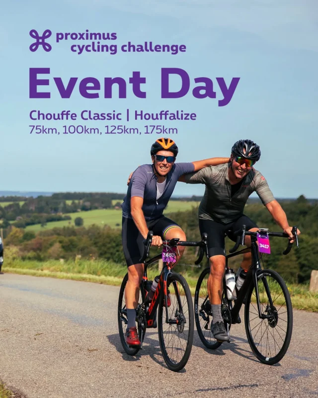 De dag is eindelijk hier. Chouffe Classic, we zijn vertrokken! 🚴

Le grand jour est enfin là. Chouffe Classic, c’est parti! 🚴 

#ProximusCyclingChallenge #Peloton