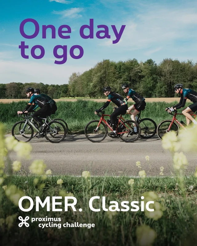 Morgen is het zover! Mis de start van de OMER. Classic niet en scoor je ticket via de link in bio. 🎫 

C’est pour demain! Ne manquez pas le départ de l’OMER. Classic et réservez votre ticket via le lien en bio. 🎫 

#ProximusCyclingChallenge #Peloton