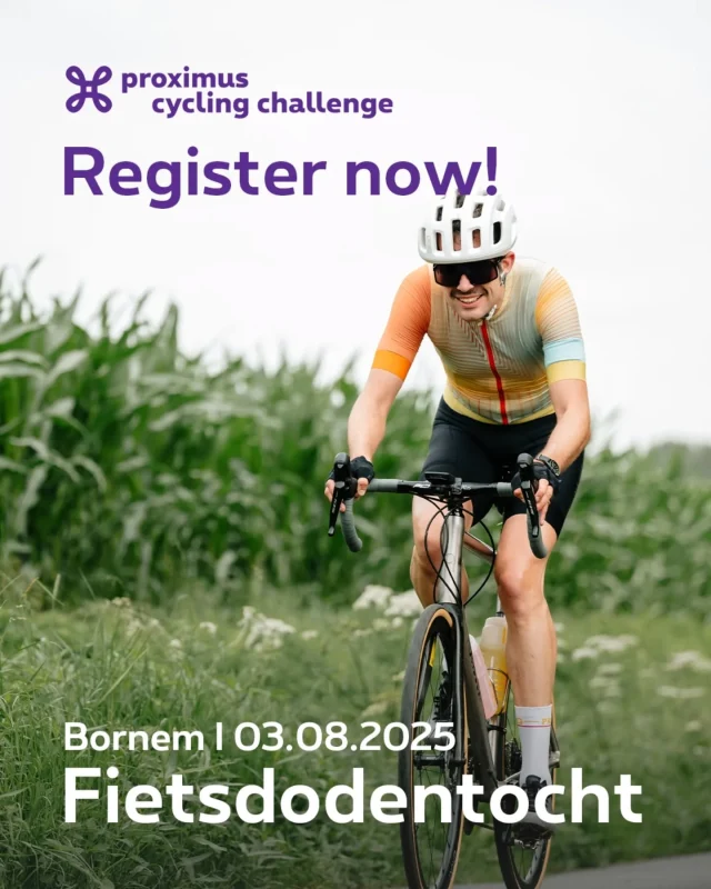 Met de Fietsdodentocht staat een gezellige toertocht in en rond Bornem op jou te wachten. Schrijf je nu in via de link in bio! 🤗
 
Avec le Fietsdodentocht, un tour amusant dans et autour de Bornem vous attend. Inscrivez-vous maintenant via le lien en bio ! 🤗
 
#ProximusCyclingChallenge #RideWithUs #Peloton